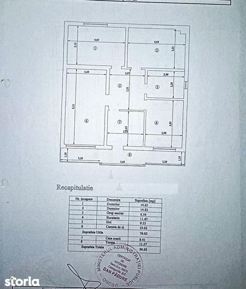 Apartament cu 3 camere decomandat, mobilat în Gară