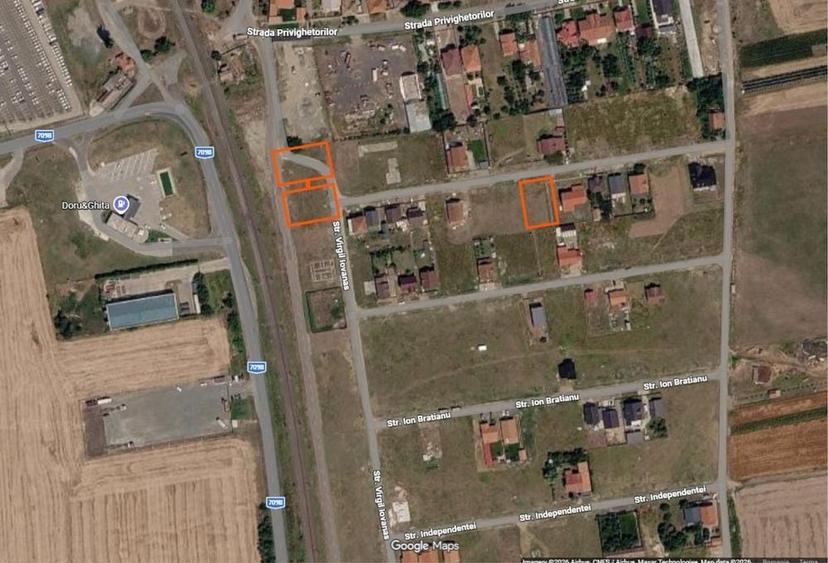 Teren de 500 mp, în Exterior Vest