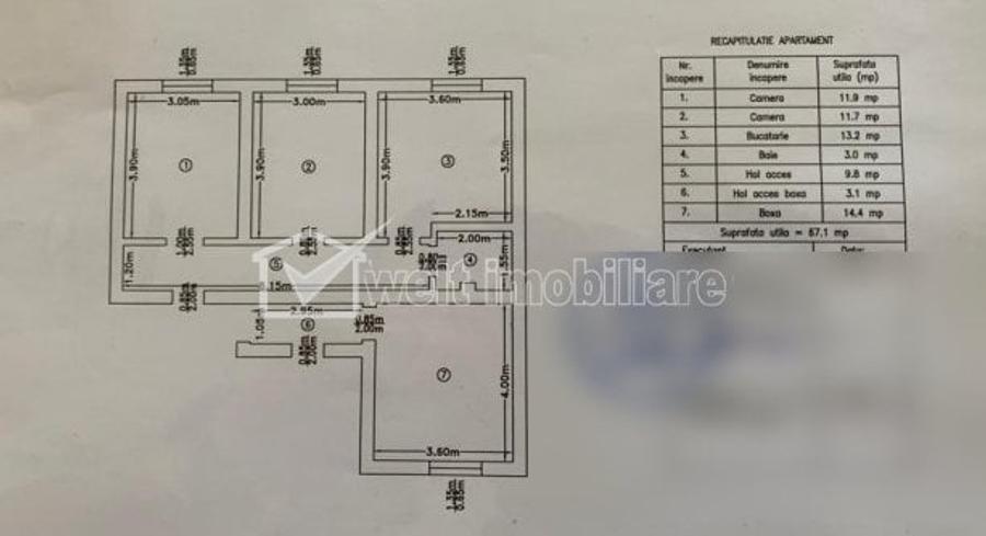 Apartament cu 4 camere decomandat în Andrei Mureșanu