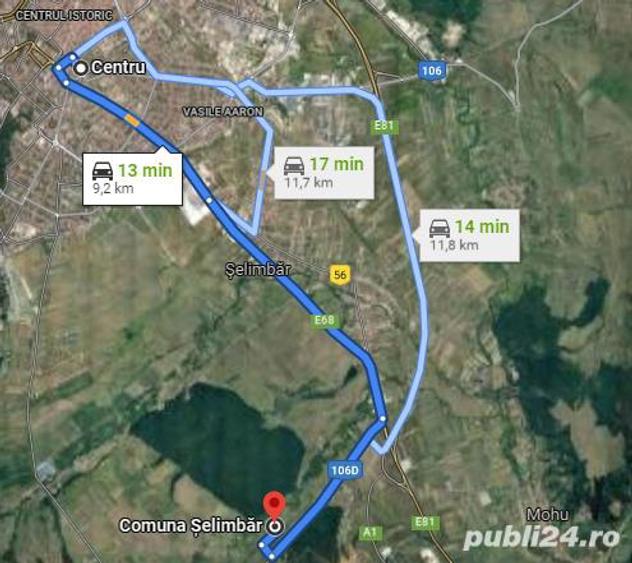 Teren de 4300 mp, în Șelimbăr
