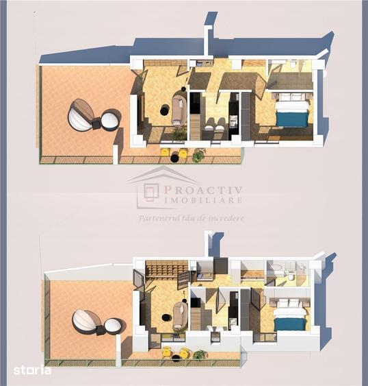 Apartament cu 3 camere în Burdujeni