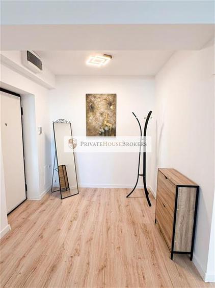 Apartament cu 2 camere semidecomandat, mobilat în Pipera