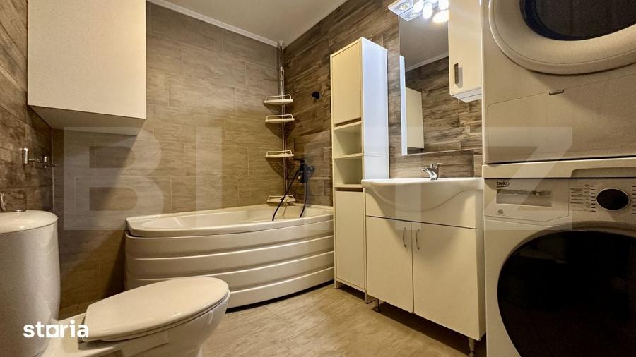 Apartament central, 3 camere, terasa 12mp, mobilat si utilat - 8