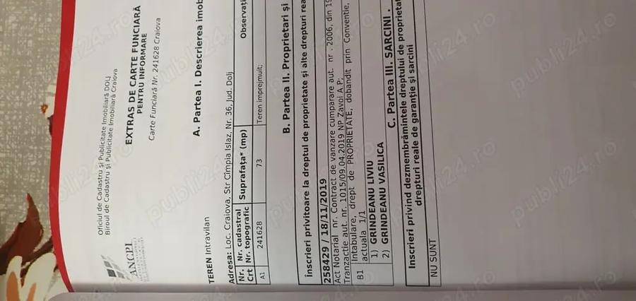 Casă cu 2 camere cu Teren 124 Mp în Central