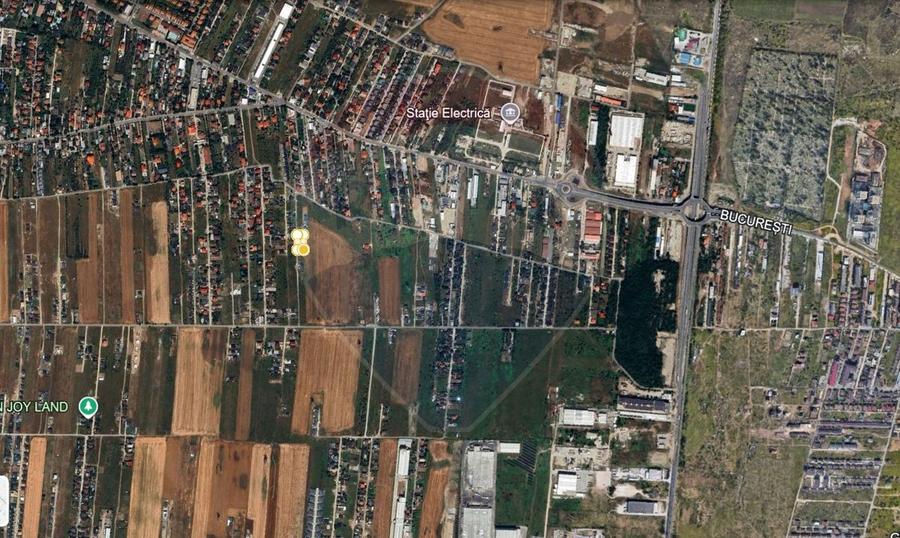 Teren Construcții intravilan de 990 mp, în Clinceni