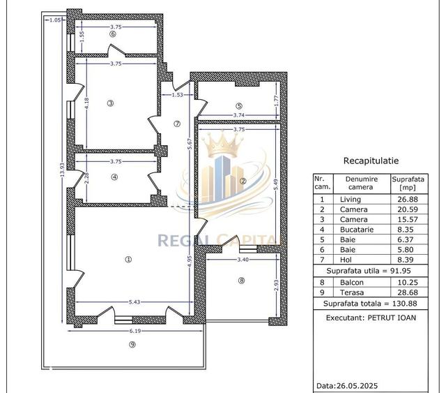 Apartament 3 Camere / Baneasa / Bd Aerogarii / Biharia - 12