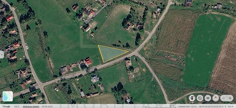 Teren Construcții intravilan de 1340 mp, în Mociu