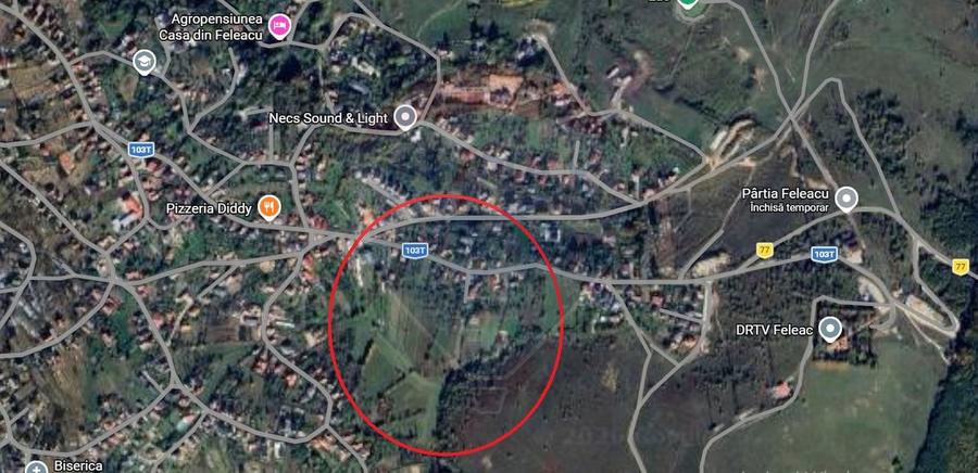 Teren Construcții intravilan de 1988 mp, în Feleacu