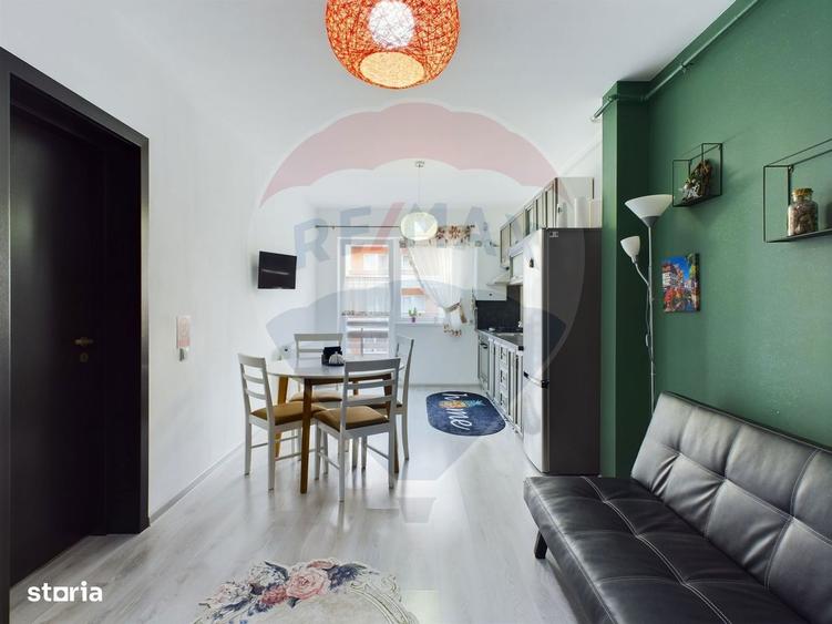 Apartament cu 2 camere, mobilat în Sânpetru