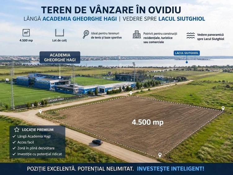Teren de 4500 mp, în Central