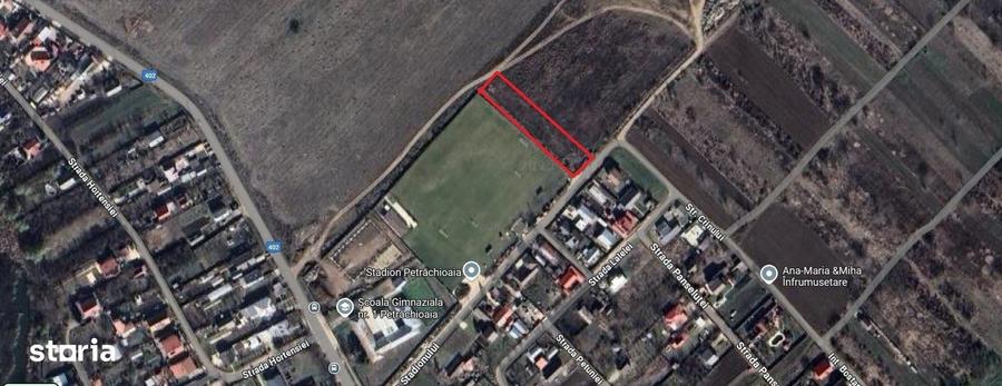 Teren de 4000 mp, în Petrăchioaia