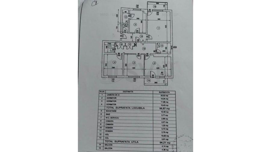 Apartament cu 4 camere semidecomandat, mobilat în Aviației