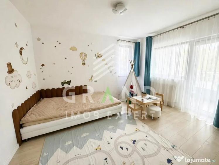 Apartament cu 3 camere semidecomandat, mobilat în Florești