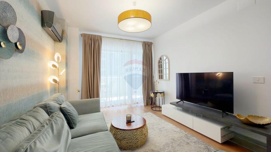 Apartament cu 2 camere decomandat, mobilat în Barbu Văcărescu