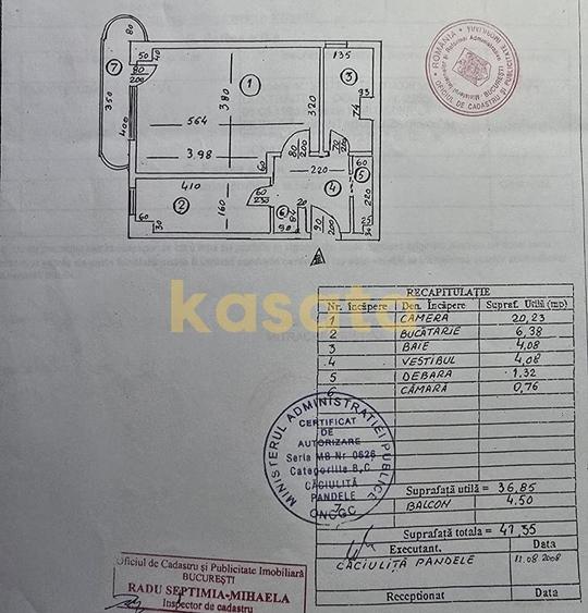Garsonieră decomandată, mobilată în Lujerului