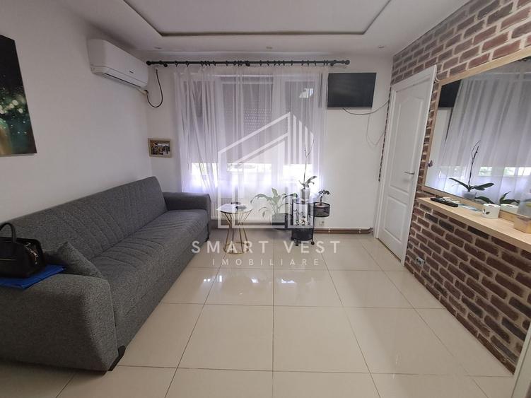 Apartament cu 2 camere semidecomandat, mobilat în Central