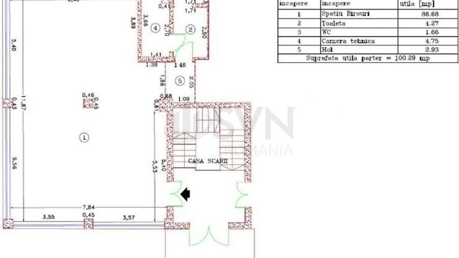 Spațiu comercial, de 230 mp, în Central