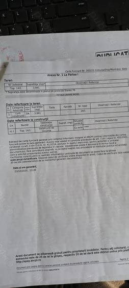 Casă cu Teren 3950 Mp în Bacău de Mijloc