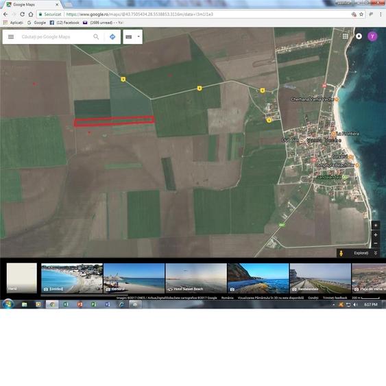 Teren de 4500 mp, în Vama Veche