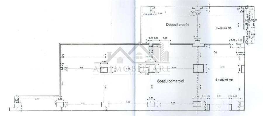 Spațiu comercial, de 292 mp, în Nicolina