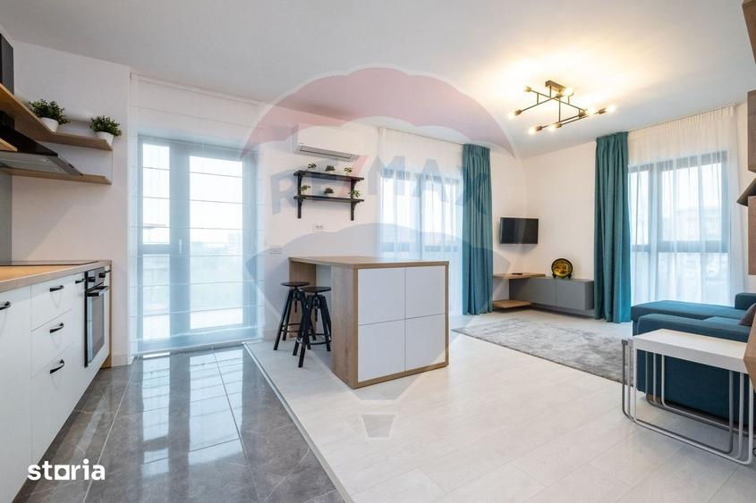 Apartament cu 2 camere decomandat, mobilat în Arcul de Triumf