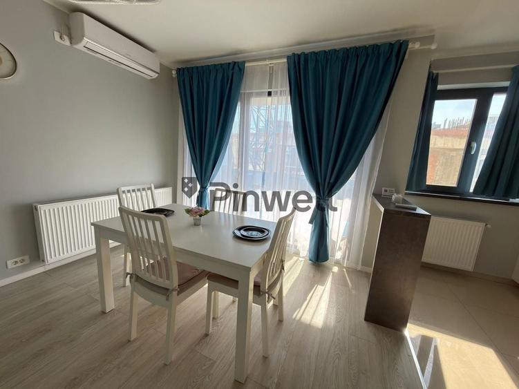 Apartament cu 2 camere semidecomandat, mobilat în Nord