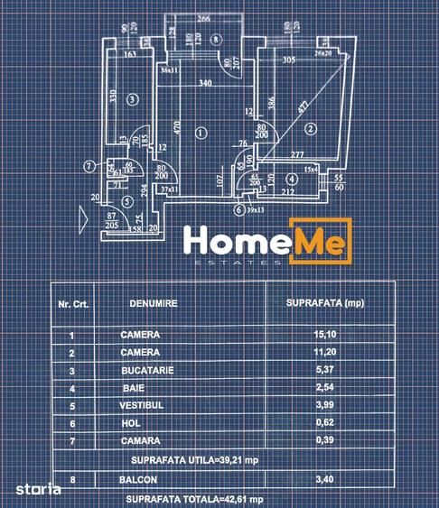 Apartament cu 2 camere în Cișmigiu