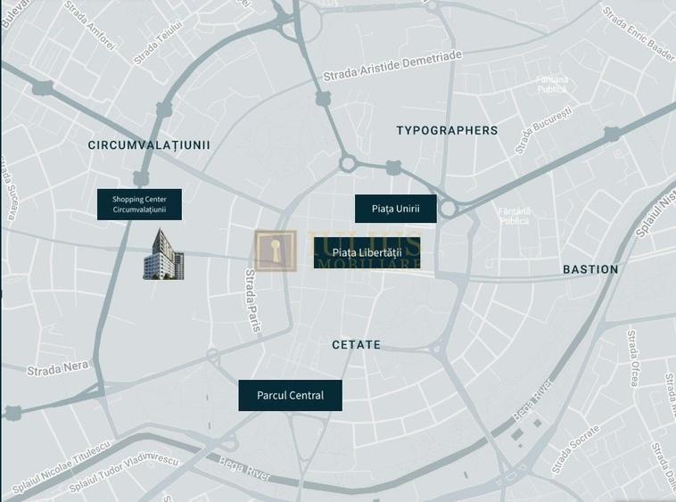 Apartament cu 2 camere decomandat, mobilat în Circumvalațiunii