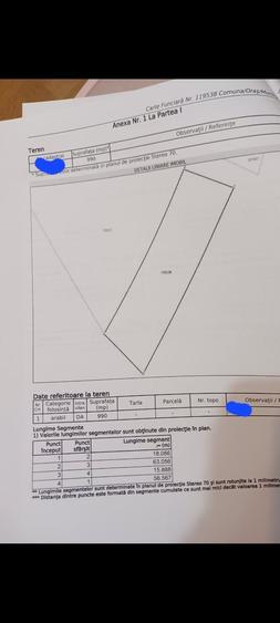 Teren de 990 mp, în Exterior Vest