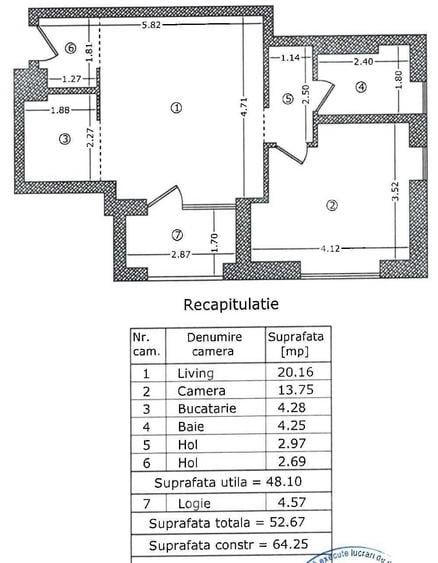Apartament cu 2 camere semidecomandat în Bucureștii Noi