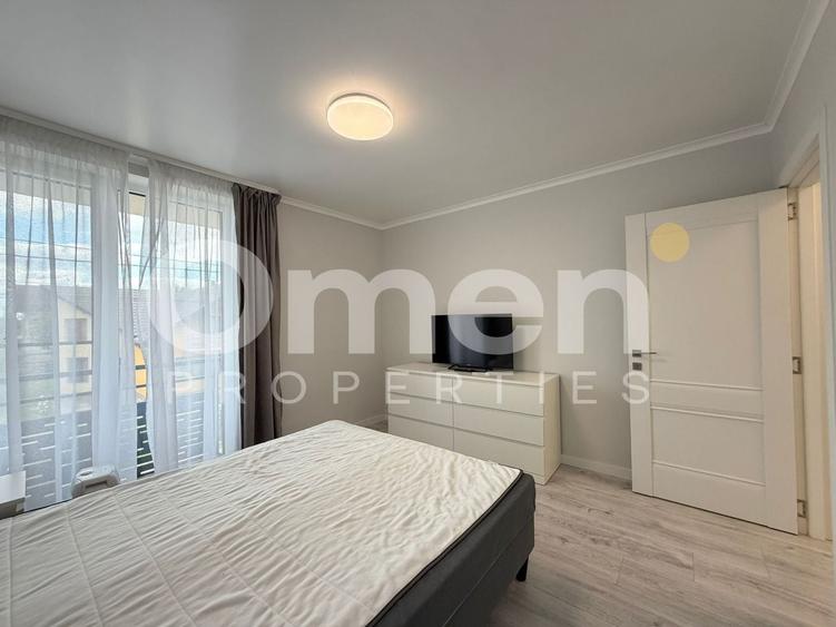 Apartament cu 2 camere semidecomandat, mobilat în Exterior Vest
