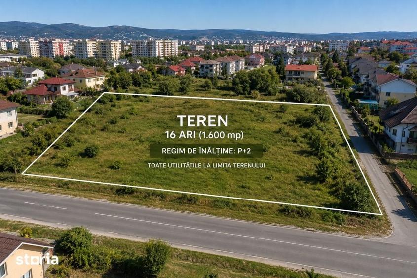 Teren de 1600 mp, în Valea Borcutului