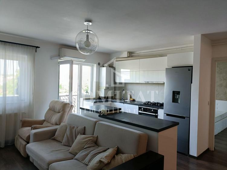 Apartament cu 2 camere semidecomandat, mobilat în Florești