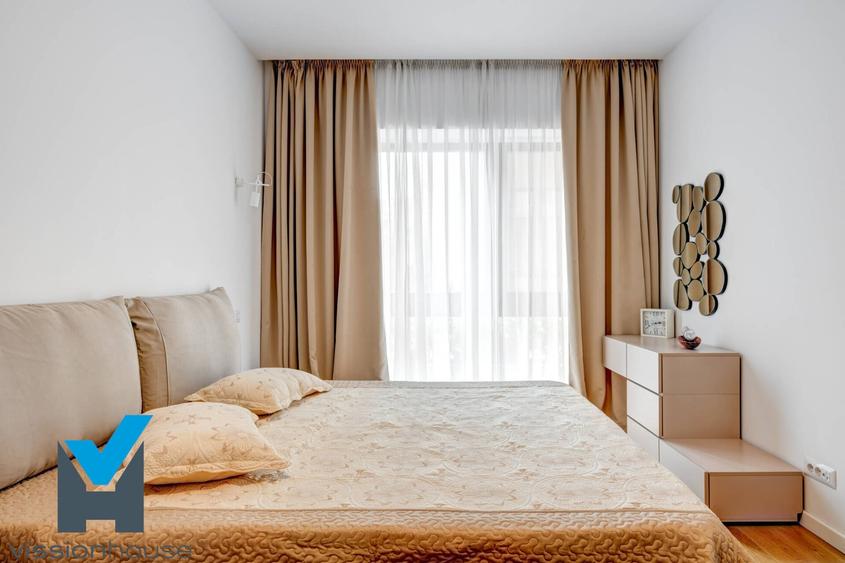Apartament cu 2 camere semidecomandat, mobilat în Herăstrău