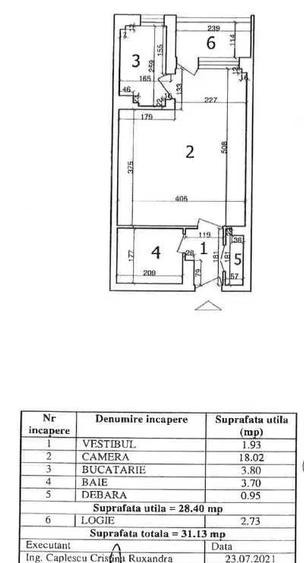 Garsonieră decomandată, mobilată în Drumul Taberei