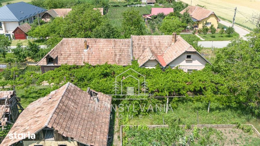 Casă cu 5 camere cu Teren 1922 Mp în Tritenii de Jos
