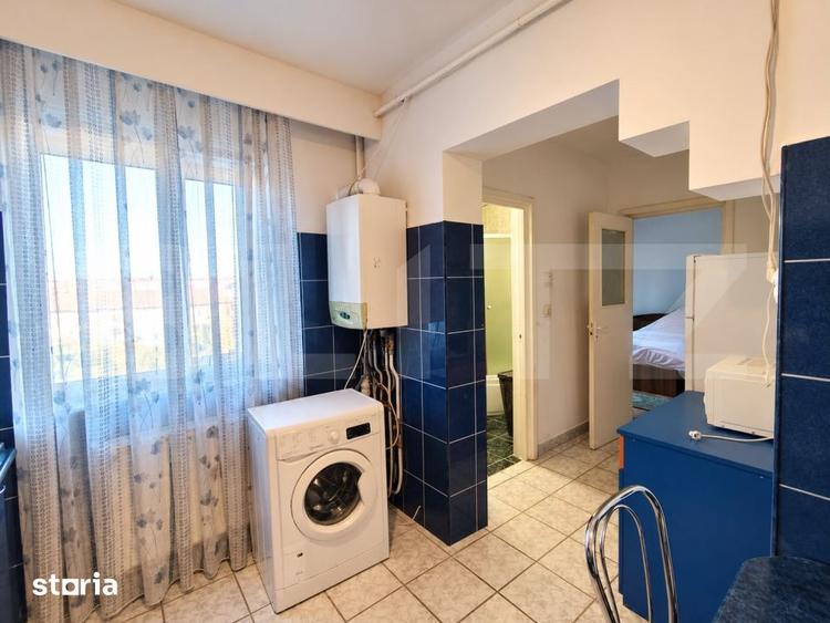 Apartament cu 2 camere decomandat, mobilat în Central
