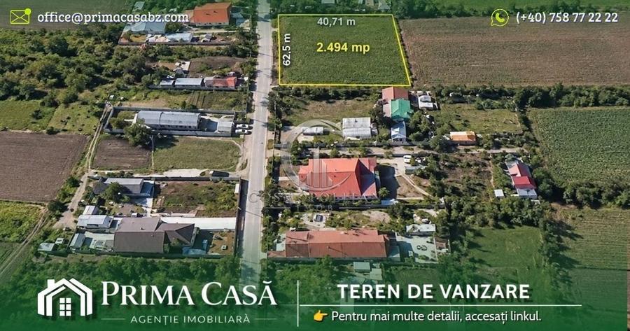Teren Construcții de 2500 mp, în Ogrăzile