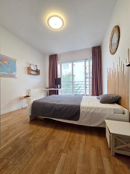 Apartament cu 3 camere semidecomandat, mobilat în Arcul de Triumf