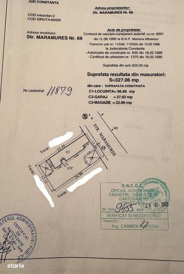 Casă cu 3 camere cu Teren 327 Mp în Central