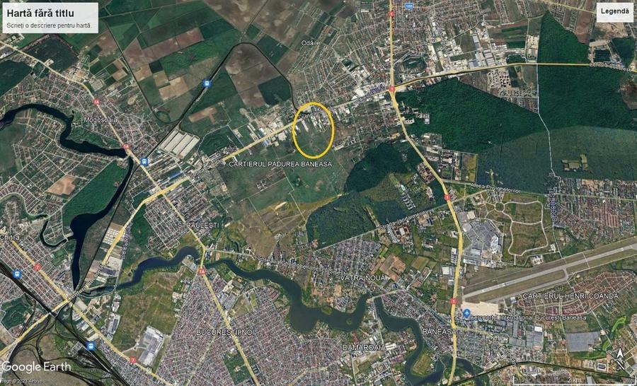 Teren Construcții intravilan de 12964 mp, în Centura Nord