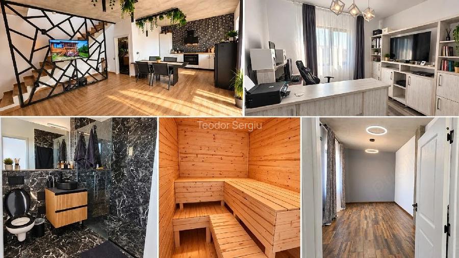 Casa 315 mp, teren 500 mp, 5 dormitoare, sauna | Dara?ti-Ilfov