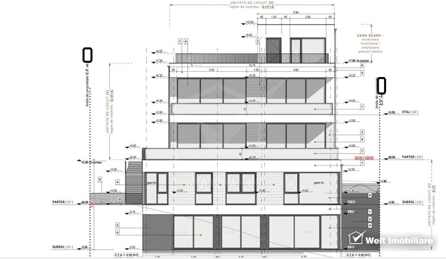 Duplex cu 5 camere cu Canalizare în Grigorescu