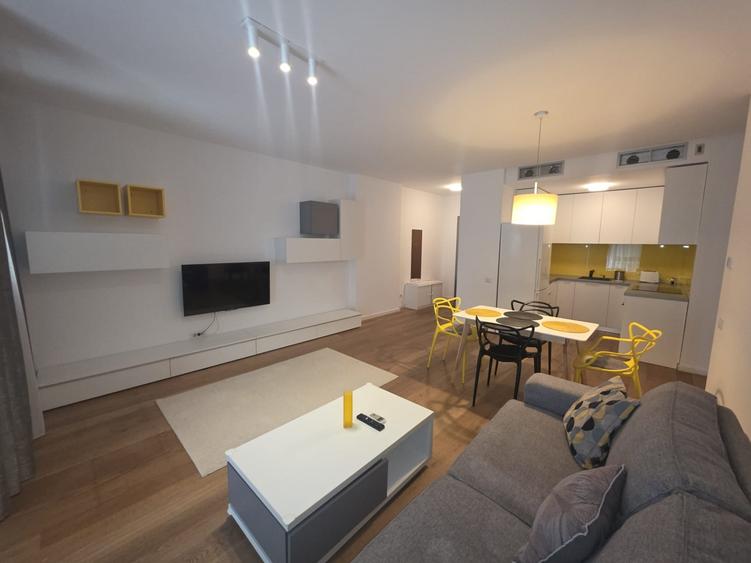 Apartament cu 2 camere decomandat, mobilat în Herăstrău