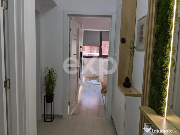 Apartament cu 2 camere semidecomandat în Aeroport