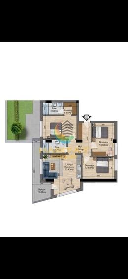 Apartament cu 4 camere semidecomandat în Brâncoveanu