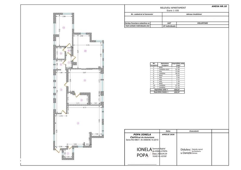 Apartament 4 camere, spatios, 155mp, zona de Nord, Pipera - 4