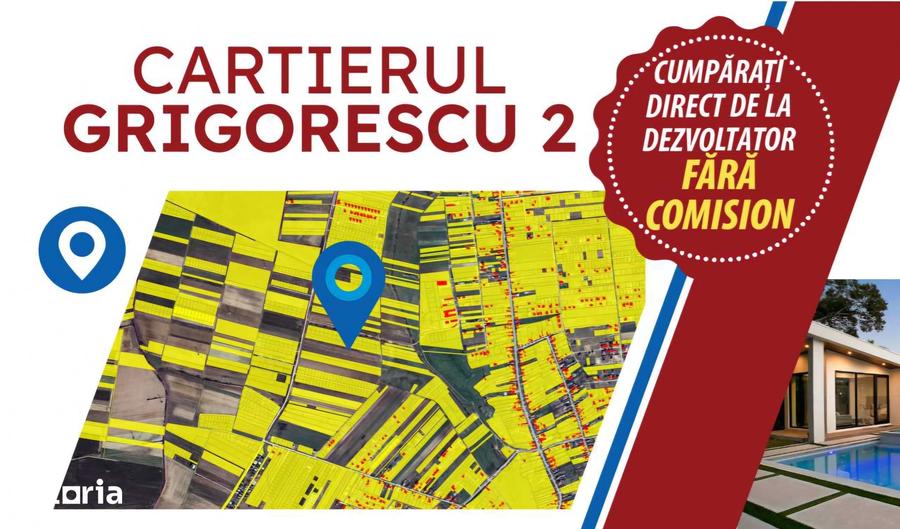 Teren de 510 mp, în Centura