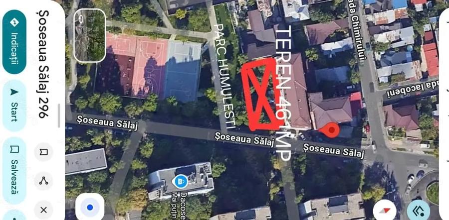 Teren de 427 mp, în Rahova