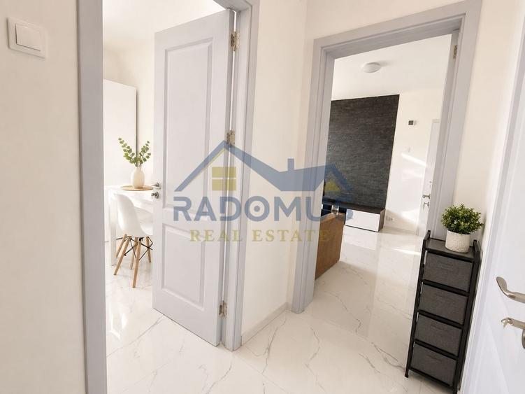 Apartament cu 2 camere semidecomandat, mobilat în Nord
